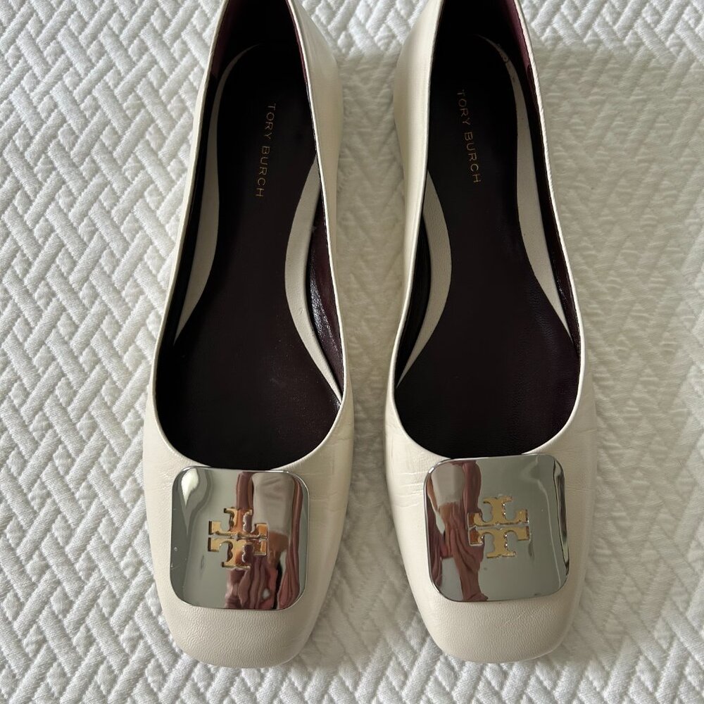 Cream Tory Burch Georgia Ballet